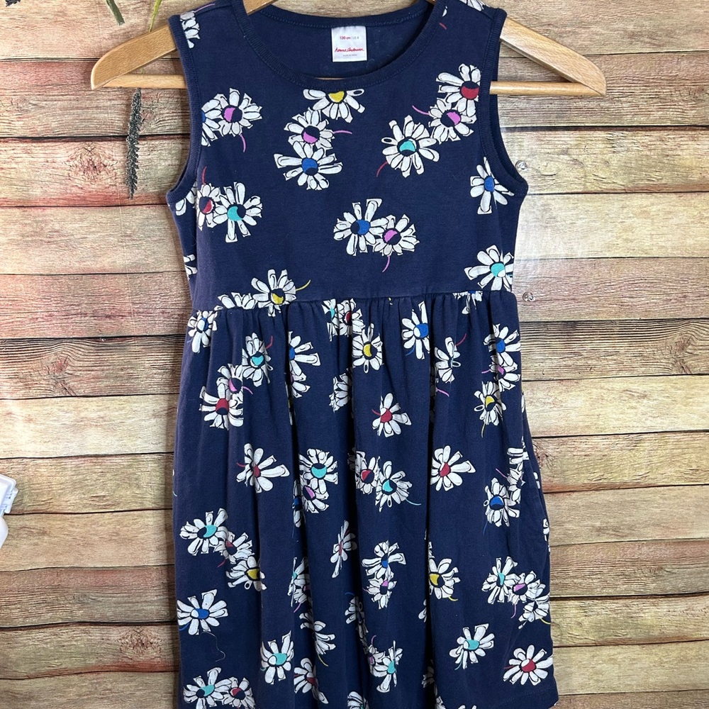 Hanna Andersson Floral Sundress Girls Size 8